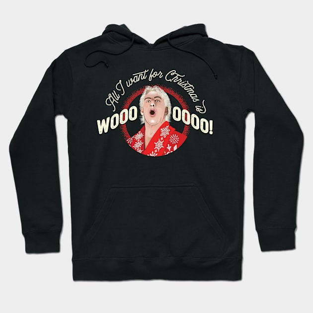 All I Want for Christmas is WOOOO! Hoodie by FITmedia